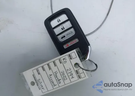 2022 Honda Accord Lx из США, поврежденный, VIN 1HGCV1F11NA018465